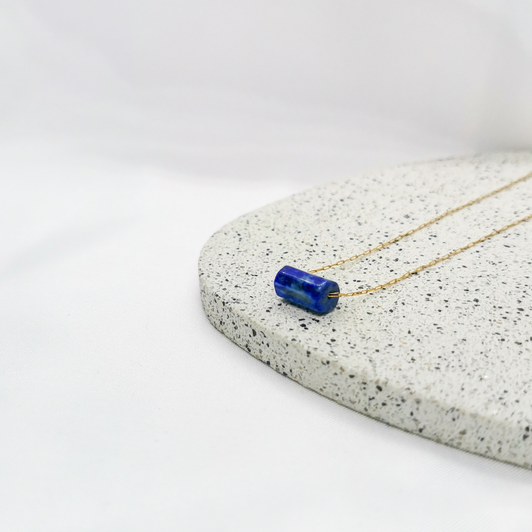 Naszyjnik Glam, walec, Lapis Lazuli Naszyjnik Glam, walec, Lapis Lazuli