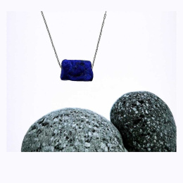 Naszyjnik Glam, surowy Lapis Lazuli
