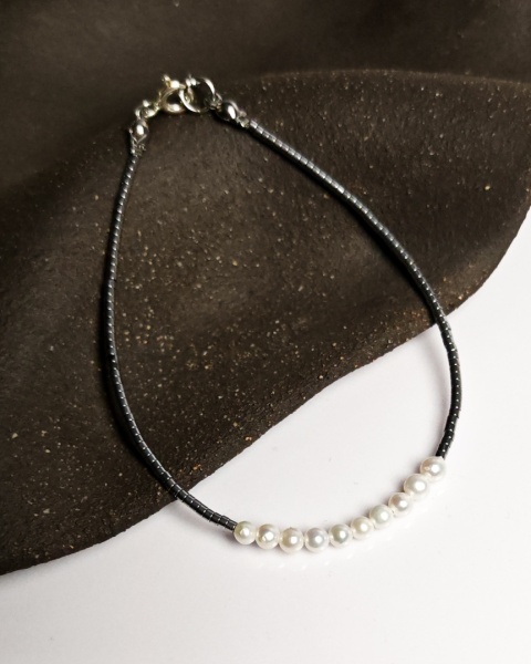 Bransoletka Glam, Perły