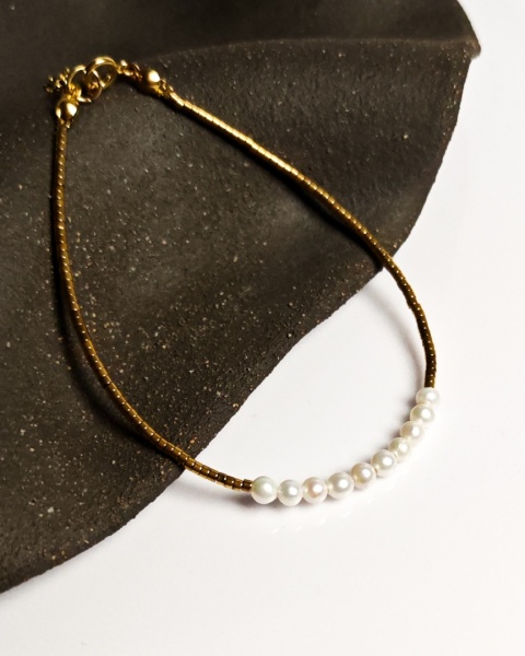 Bransoletka Glam, Perły