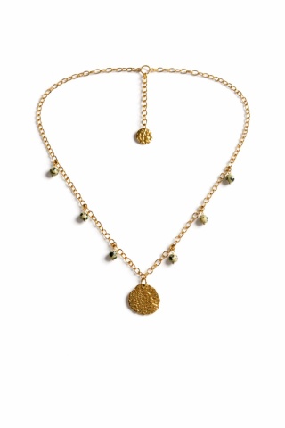 Naszyjnik Glam ROLO | Jaspis Dalmatyński