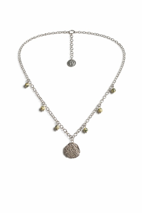 Naszyjnik Glam ROLO | Jaspis Dalmatyński