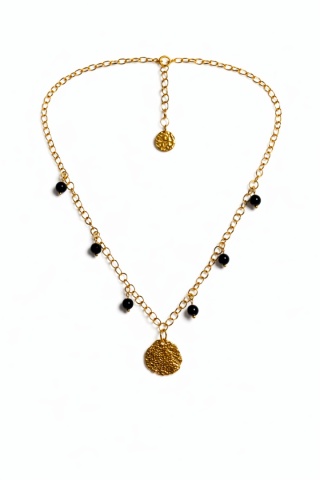 Naszyjnik Glam ROLO | Onyks Czarny