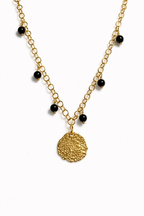 Naszyjnik Glam ROLO | Onyks Czarny